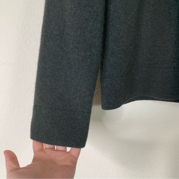 Cos Mens charcoal wool/yak turtleneck sweatshirt XL - Picture 3 of 7